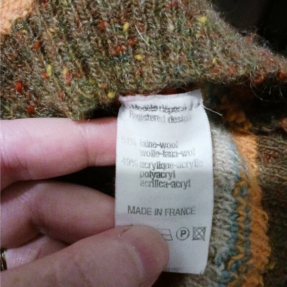 La Laureat International French Vintage Wool Blend Sweater - Picture 7 of 10